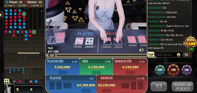 Bí Kíp Chơi Baccarat BigWin Livestream Tại B52 Club Luôn Thắng