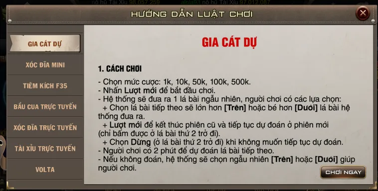 Cách Chơi Minigame Mini Gia Cát Dự Tại B52 Club Bí Kíp Soi Cầu Năm 2026