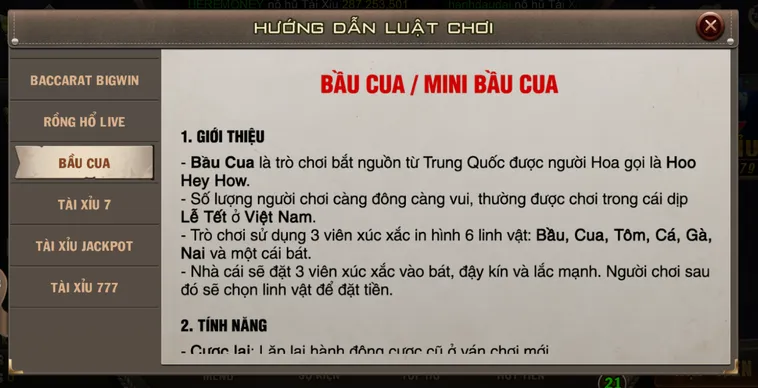 Cách Chơi Minigame Mini Bầu Cua Tại B52 Club Bí Quyết Thắng Lớn Năm 2026
