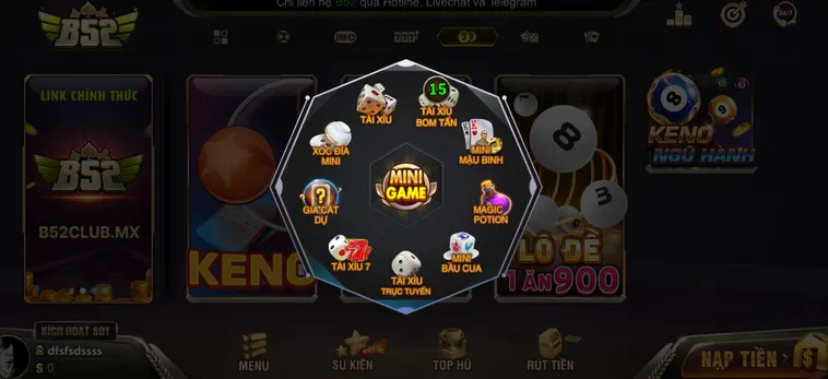 Minigame B52 Club Bí Quyết Chơi Nhanh Thắng Lớn Năm 2026