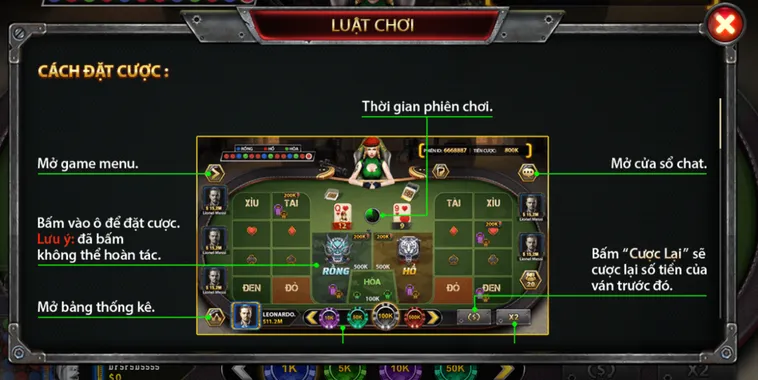 Bí Kíp Chơi Rồng Hổ Tại B52 Club Luôn Thắng Từ Cao Thủ