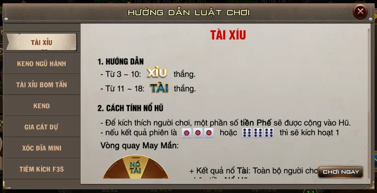 Hướng Dẫn Chơi Casino Tài Xỉu Tại B52 Club Nhận Thưởng Cực Cao